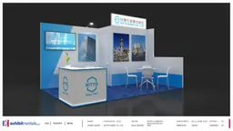 10x15 Péninsule booth design by Exhibit-Rentals